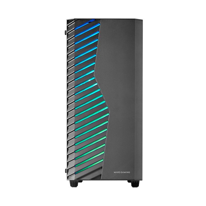 Mars Gaming MC-VOLT, ATX Gaming Case, 120mm ARGB Fan, ARGB Front…