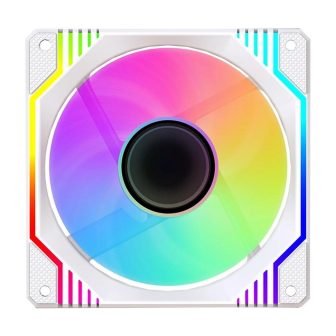 Keep Out XFC-120DRMW ARGB 120mm White Case Fan