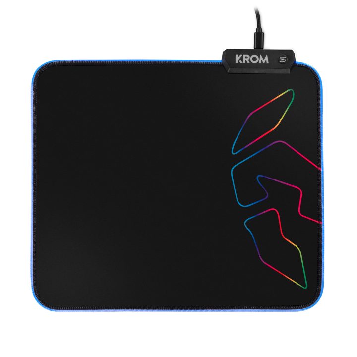 Krom Knout RGB Black Gaming Mouse Pad (NXKROMKNTRGB)