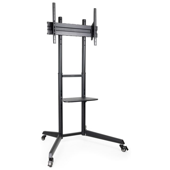 TooQ RAMSÉS Floor Stand with Wheels for 37"-70" Screens, Black