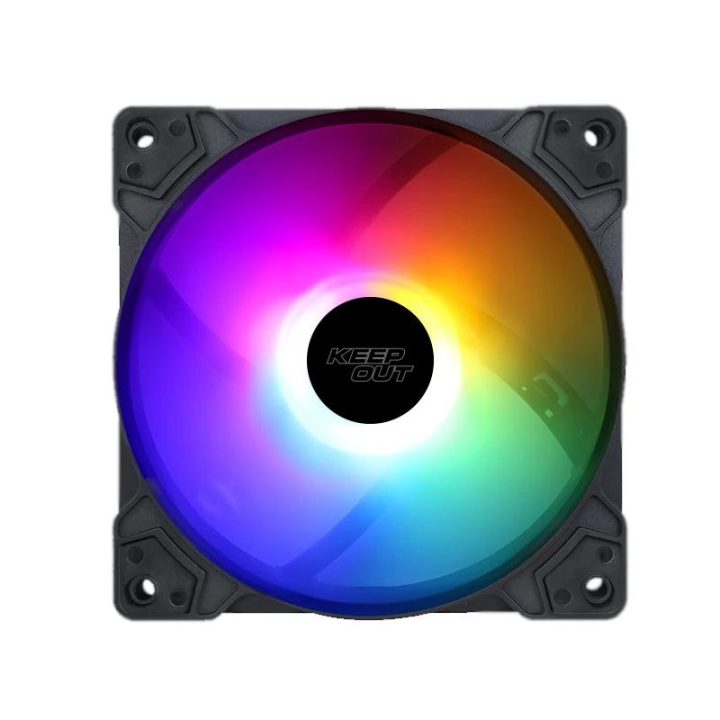 Ventilador de CPU keep out xfc-120F RGB 120mm preto