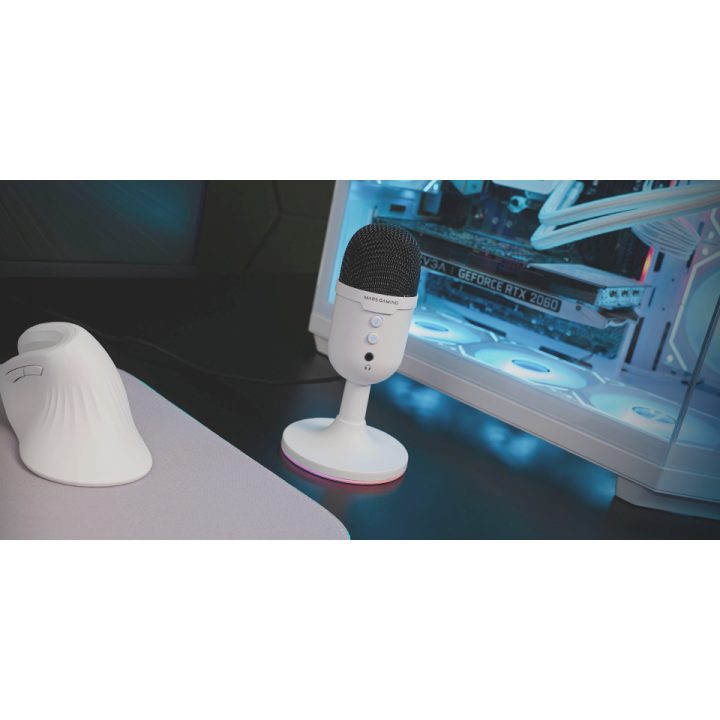 Mars Gaming MMIC-CXW Black Desktop Surface Microphone