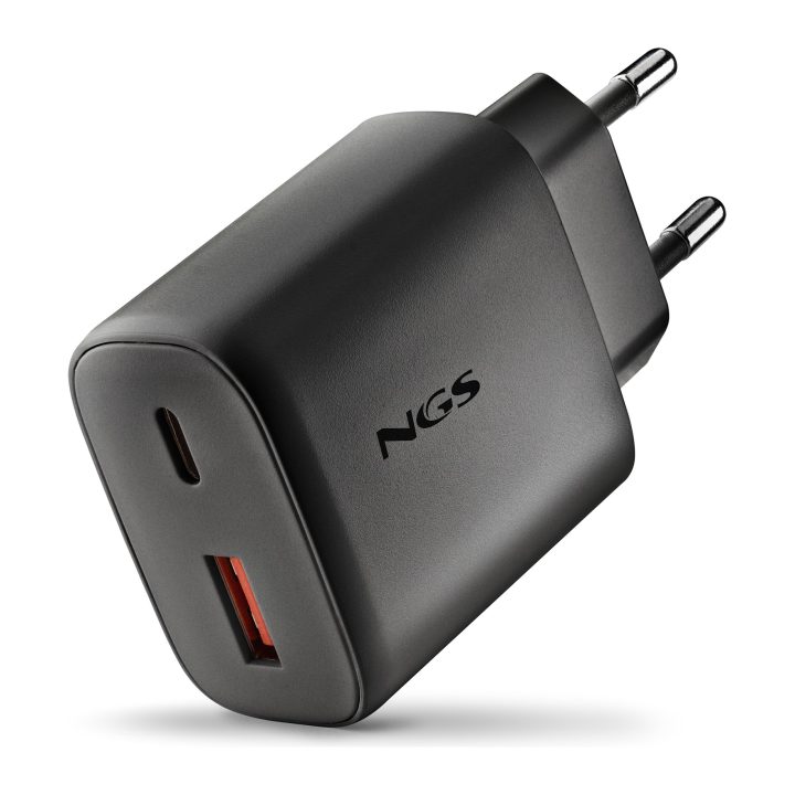 NGS ERA 45W BLACK Universal Black AC Fast Charging Indoor