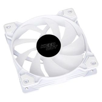 Ventilador caja keep out xfc-120FW RGB 120mm blanco