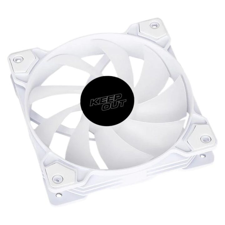 Keep Out XFC-120FW RGB 120mm White Case Fan