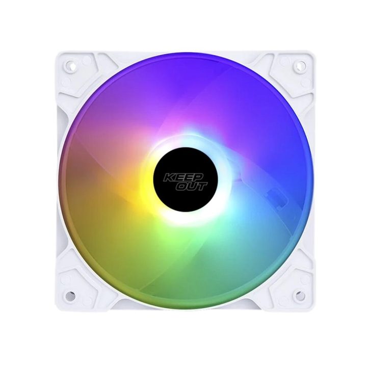 Ventilador caja keep out xfc-120FW RGB 120mm blanco