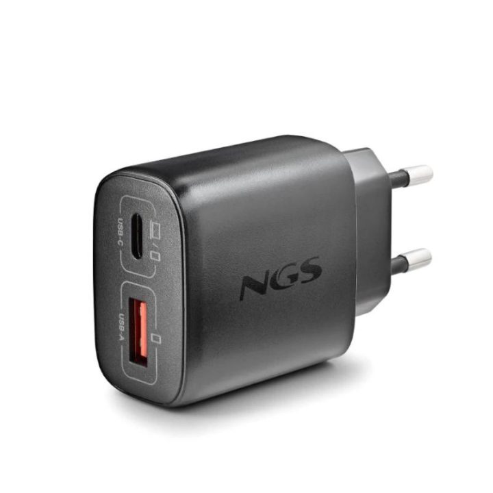 NGS ERA 45W BLACK Universal Black AC Fast Charging Indoor