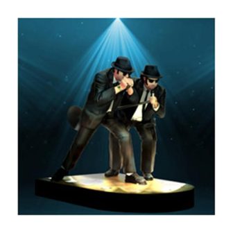 Figura SD toys cine the blue brothers jake y elwood cantando 18cm…