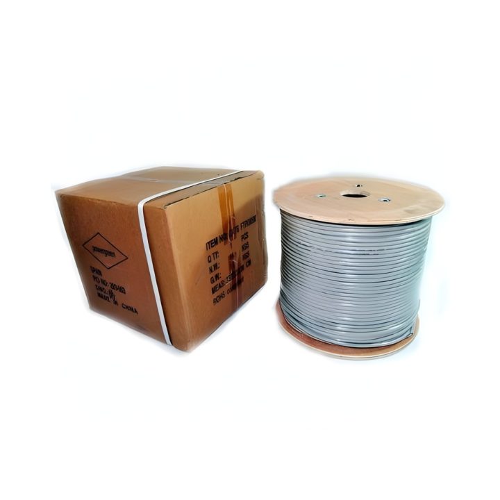 Bobina de cabo Pepegreen CAT6 305m cinzento (CAB-06305-HQBLS)