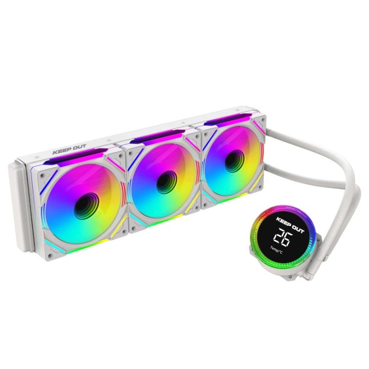 Keep Out Liquid Cooler XWC-360 PRO Display White (XWC-360W PRO)