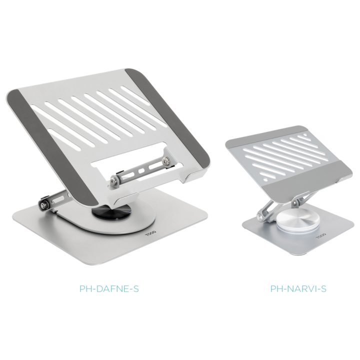 TooQ Suporte de Mesa com Rotação 360° e Ajustável para Dispositivos…