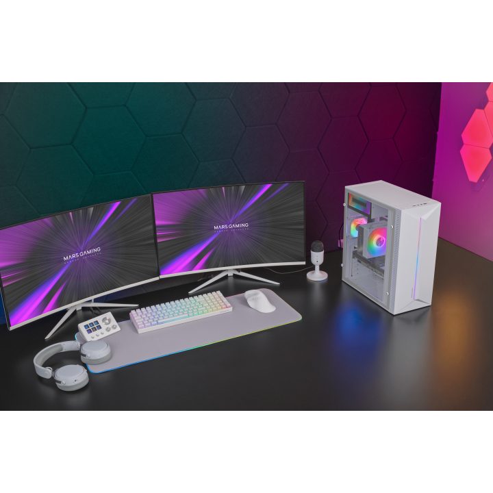 Mars Gaming MC-Blaze Midi Tower Blanco