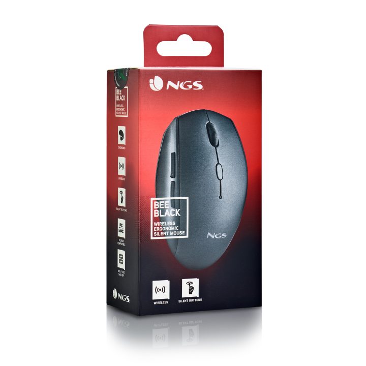 NGS BEE rato de escritório para mão direita RF sem fios Óptico 1600…