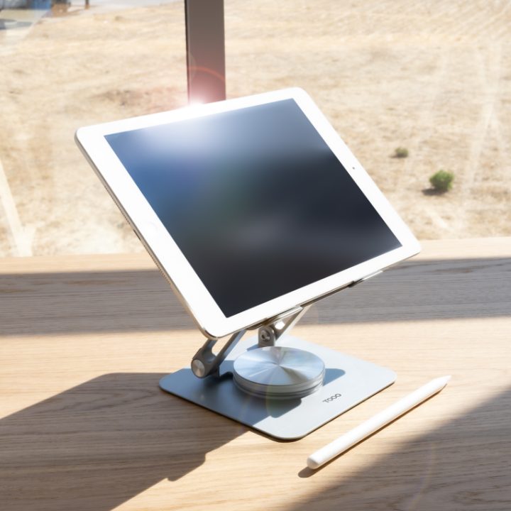 TooQ Desktop Stand with 360° Rotation and Adjustable for Devices up…