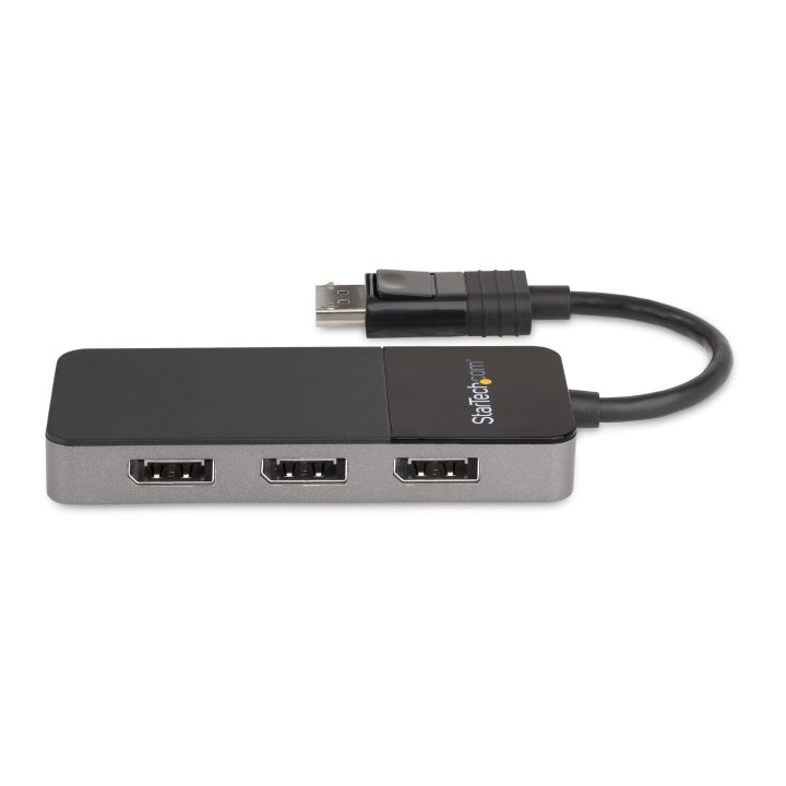 StarTech.com 3-Port DisplayPort 1.4 MST Hub - DP Splitter for 3…