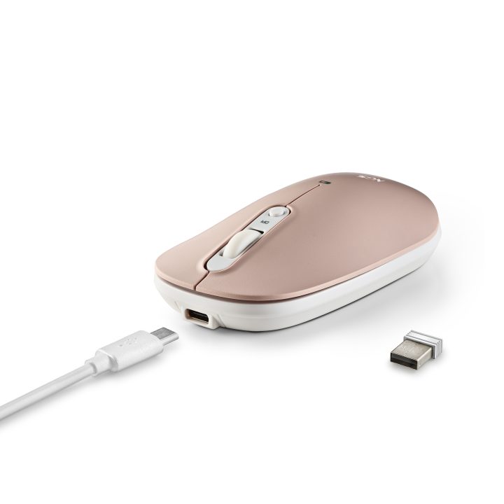 NGS SHELL RB Ambidextrous Office Mouse RF Wireless + Bluetooth…