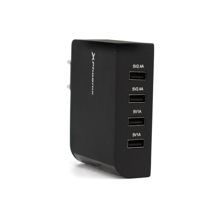 Phoenix Technologies 5.1V 4-Port USB 2.1A Wall Charger