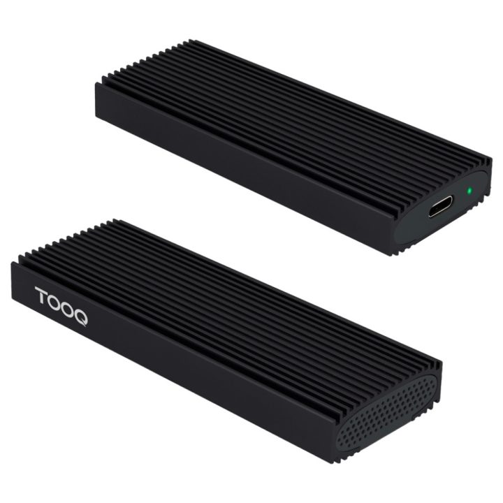 TooQ Caixa Externa para SSD M.2 NVMe PCIe, Preta
