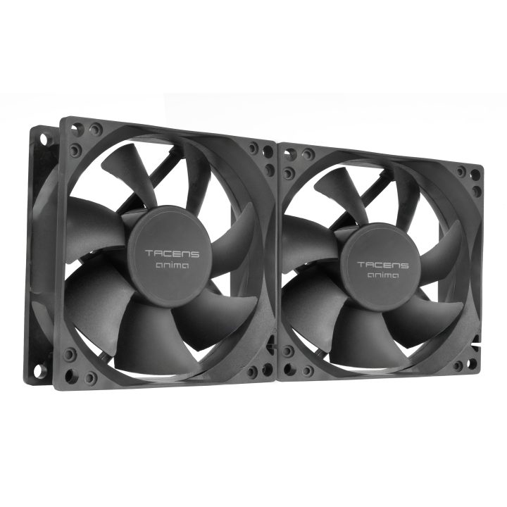 Tacens Anima AF8X2 PC Cooling System Computer Case Fan 8 cm Black 2…