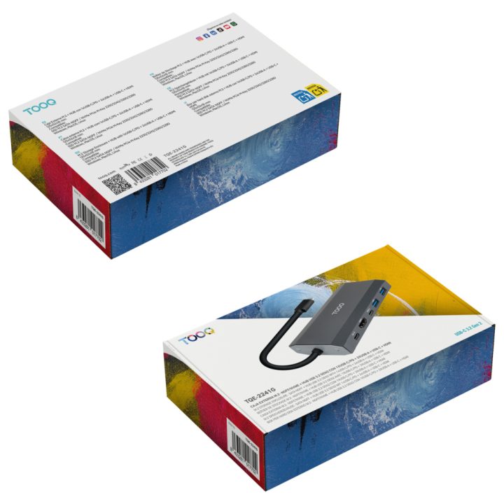 TooQ Caixa externa para SSD M.2 NGFF/NVMe + HUB USB 3.2 Gen2 com…