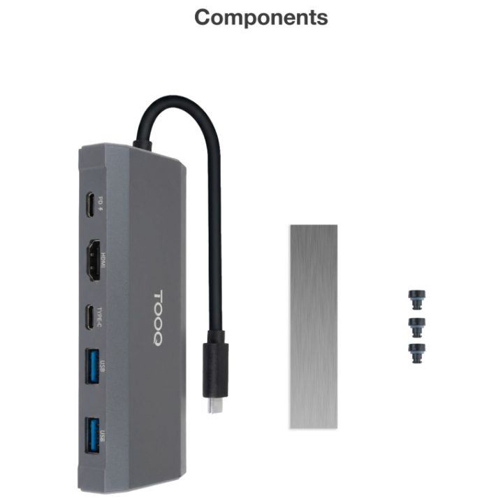 TooQ Caixa externa para SSD M.2 NGFF/NVMe + HUB USB 3.2 Gen2 com…