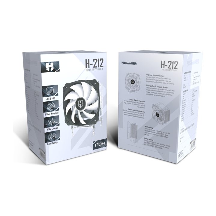 NOX hummer h-212 120 mm CPU Cooler (NXHUMMERH212)