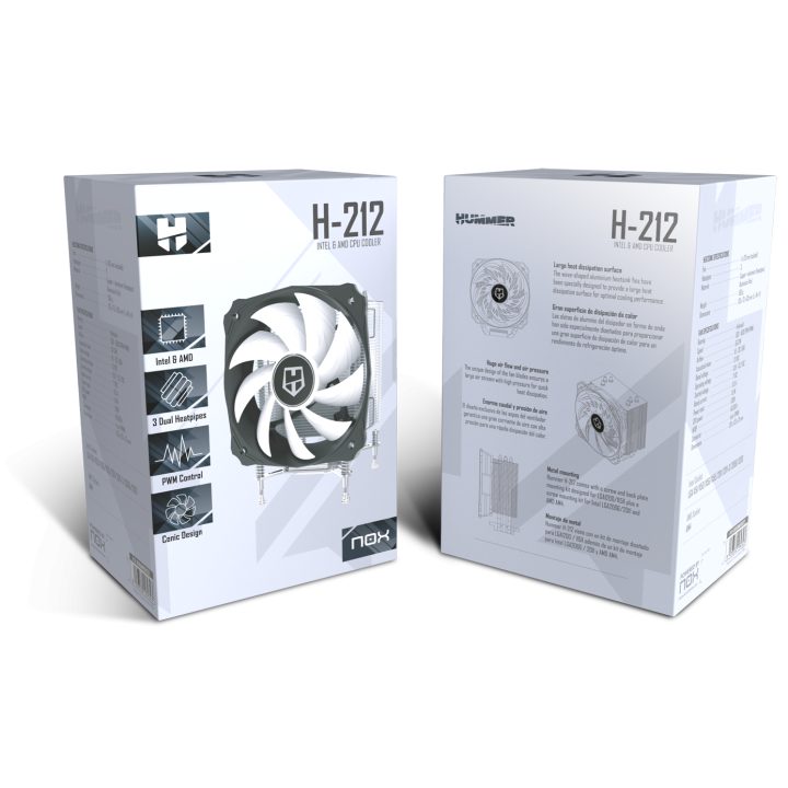NOX hummer h-212 120 mm CPU Cooler (NXHUMMERH212)