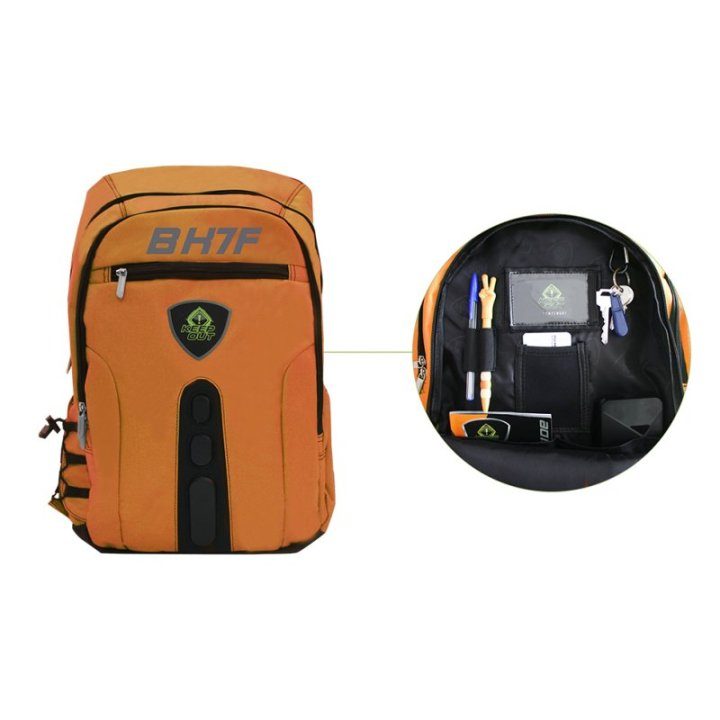 Mochila gaming Keep Out BK7 para portátil de 15,6 polegadas laranja…