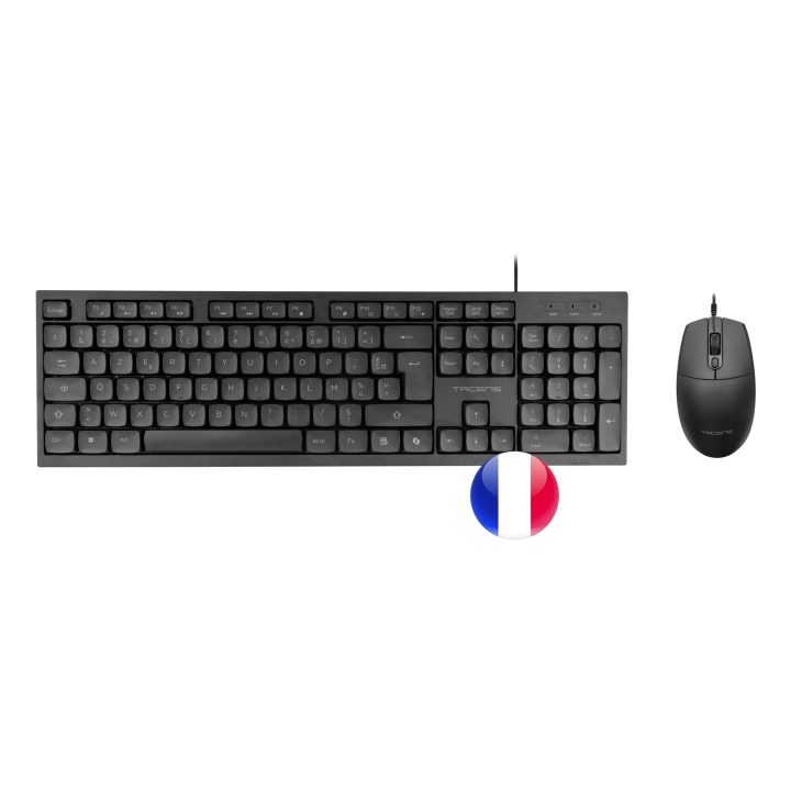Tacens Anima ACP02FR Keyboard Mouse Included Home / Office USB AZERTY…