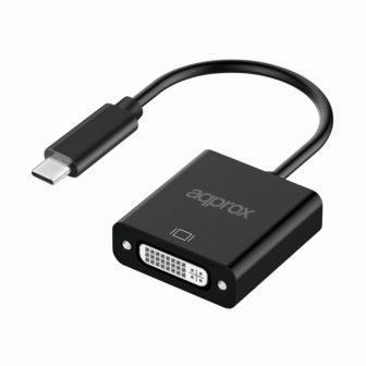 Approx! Adaptador USB Tipo-C a DVI USB-C 0,13 m (APPC51)