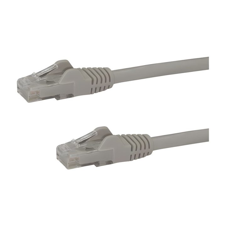 StarTech.com 7.5m Cat6 Ethernet Network Cable Gray - Snagless RJ45 -…