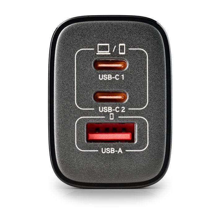 NGS ERA 65W BLACK Universal Black AC Fast Charging Indoor