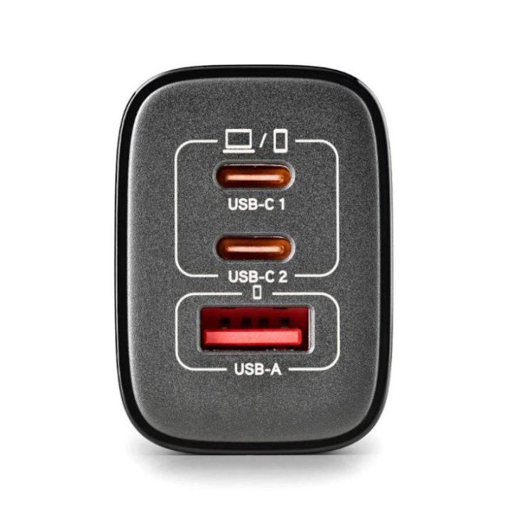 NGS ERA 65W BLACK Universal Black AC Fast Charging Indoor