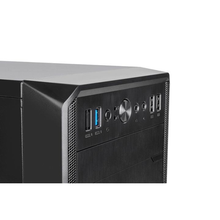 NOX mATX Case LITE030 Series. Mini Tower. 500W. USB 3.0 (NXLITE030)