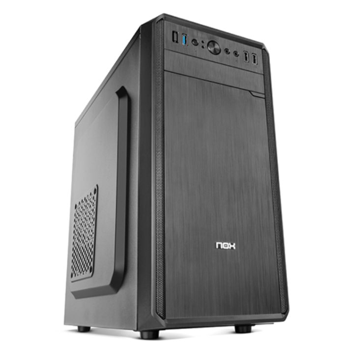 NOX mATX Case LITE030 Series. Mini Tower. 500W. USB 3.0 (NXLITE030)