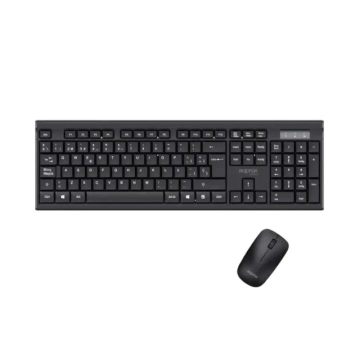 Approx! Teclado+rato sem fios MX410 Preto (APPMX410)