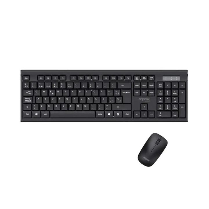 Approx! Wireless Keyboard + Mouse MX410 Black (APPMX410)