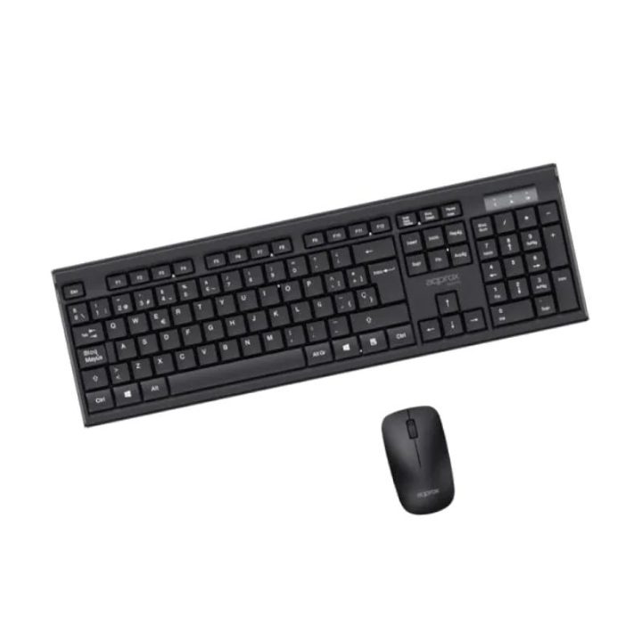 Approx! Teclado+rato sem fios MX410 Preto (APPMX410)
