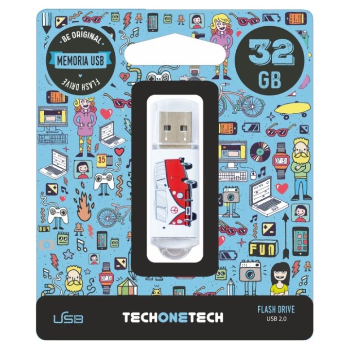 TECH ONE TECH Camper Van-Van 32 GB USB 2.0 (TEC4004-32)