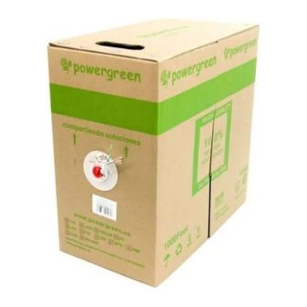 Bobina de cable Pepegreen CAT6 100m exterior (CAB-06100-BEX)