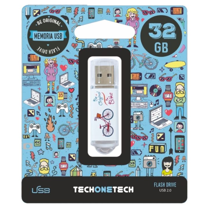 Tech One Tech Be Bike 32 GB USB 2.0 (TEC4005-32)