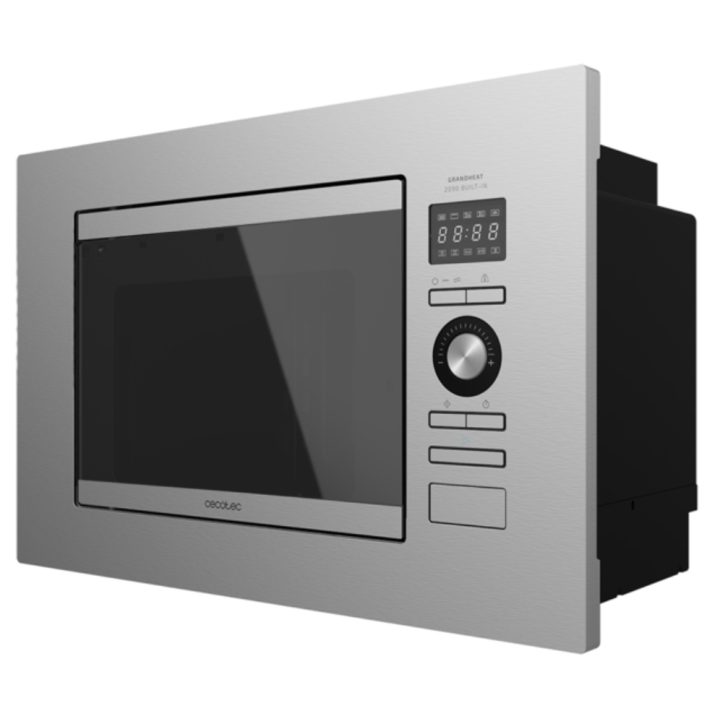Cecotec 01382 Micro-ondas de Aço Micro-ondas com Grill Integrado 20 L…