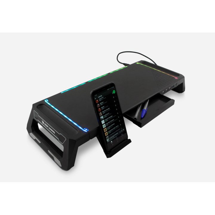 Deep Gaming DEEPGAMING SUPORTE PARA MONITOR COM HUB 4USB + ILUMINAÇÃO…