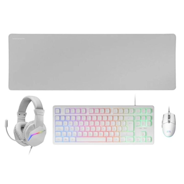 Mars Gaming MCP-RGB3, Pack Gaming Teclado Fixed RGB + Rato Gaming RGB…