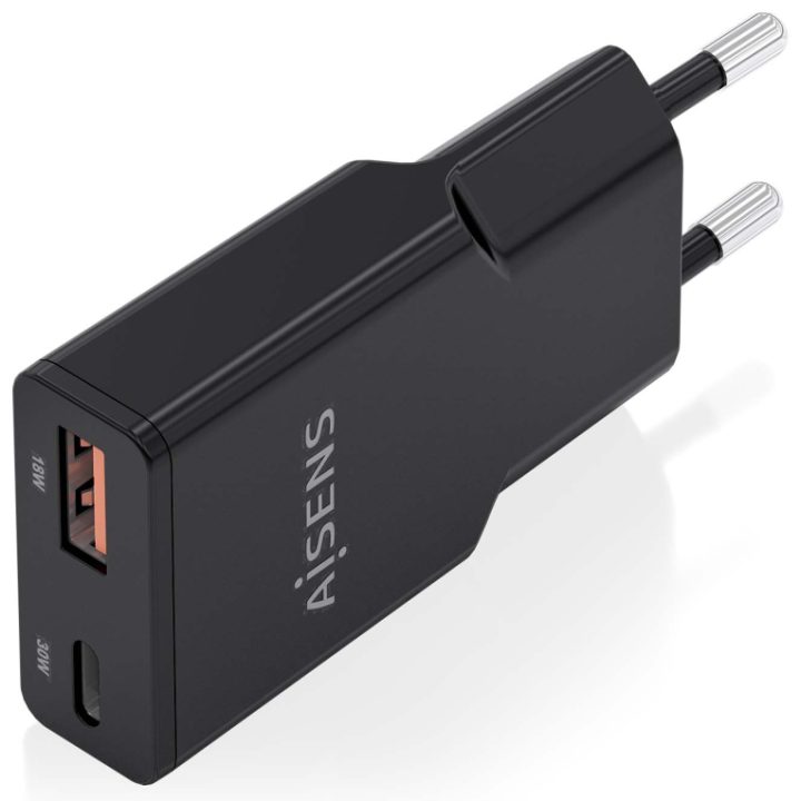 AISENS ASCH-30W2P047-BK Universal Charger for Digital Camera, MP3…