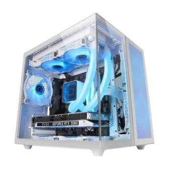 Mars Gaming MC-NOVAM, Caixa Compacta Custom MicroATX, Dupla Janela em…