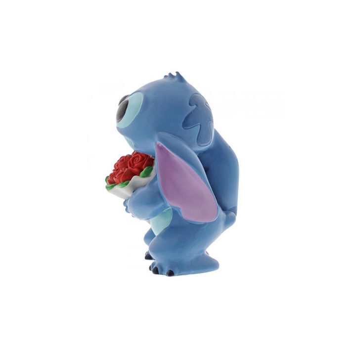 Figura Enesco Disney Lilo & Stitch Stitch com ramo de rosas (6002186)