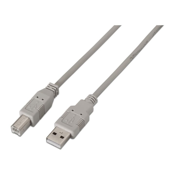 AISENS A101-0001 USB Cable USB 2.0 1 m USB A USB B Beige
