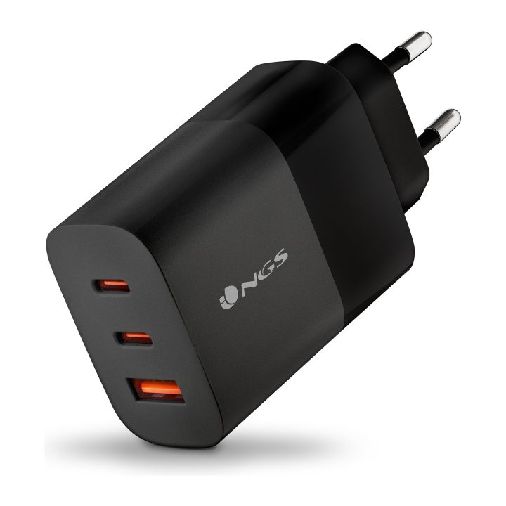 NGS BUD 65W Universal Preto Corrente Alternada Carga Rápida Interior