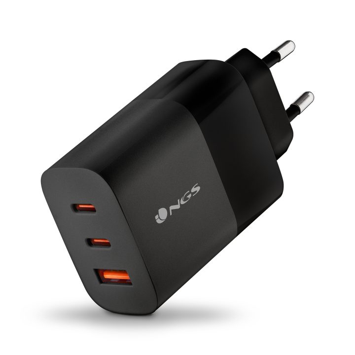 NGS BUD 65W Universal Preto Corrente Alternada Carga Rápida Interior